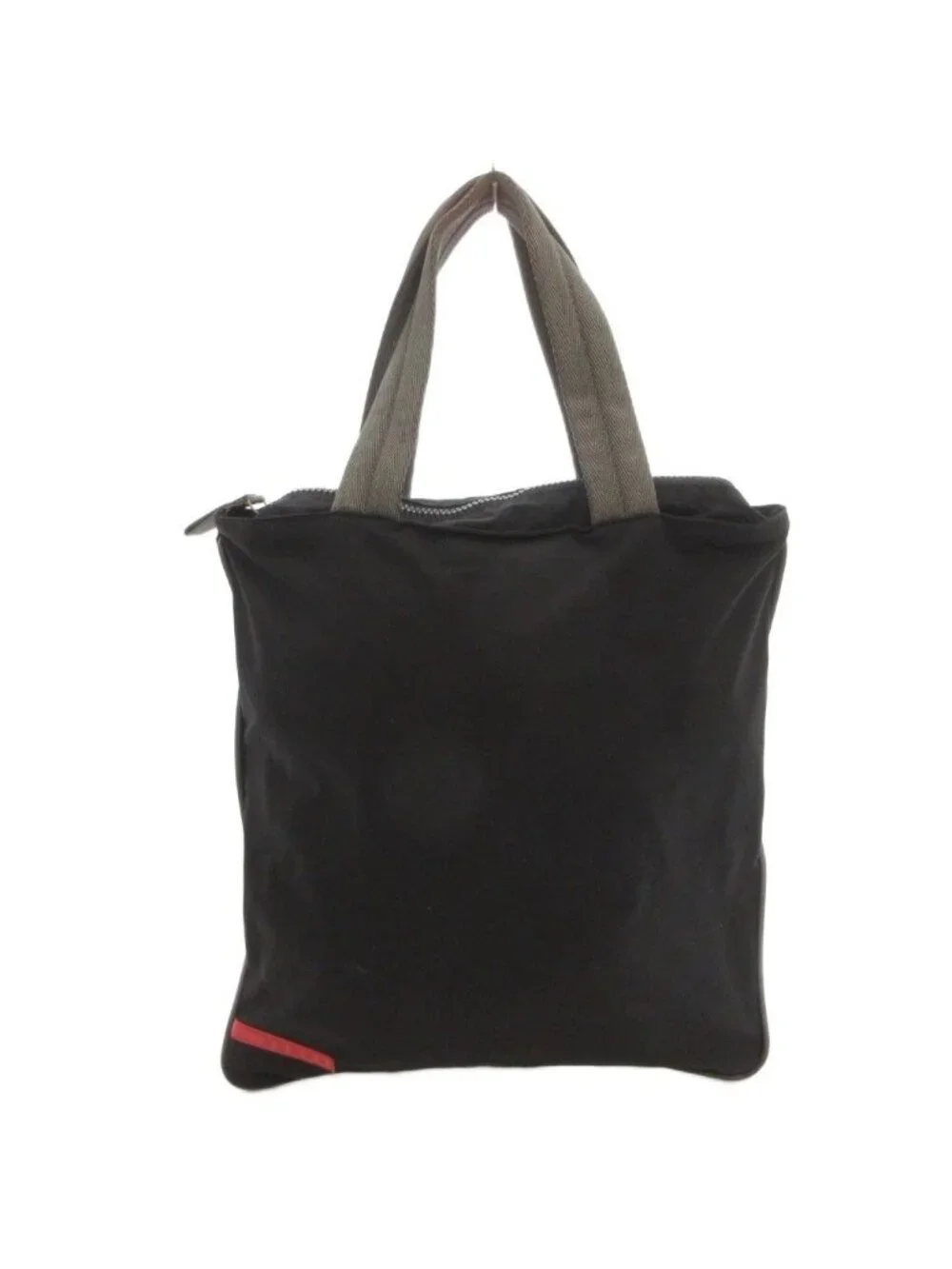 Prada Sport Tote Bag Handle Logo Polyester Black